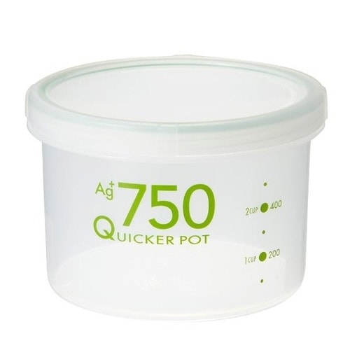 保存容器 750ml 浅型 抗菌 クイッカーポット