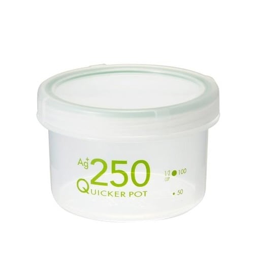 保存容器 250ml 浅型 抗菌 クイッカーポット