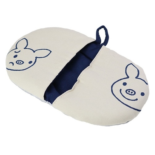 キッチンミトン 鍋つかみ 綿 布製 アイボリー