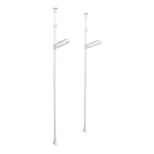 物干し 突ぱり室内1段竿受け 室内物干し 室内