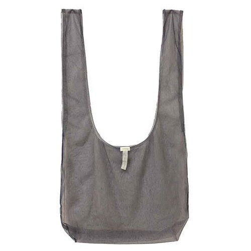 エコバッグ M 軽量 ネイビー×ピンク