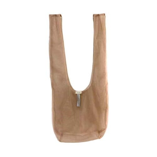 エコバッグ S 軽量 リバーシブル ピンク×モカ