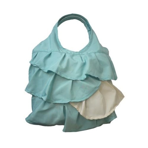 エコバッグ 折り畳み式 ブルーグレー