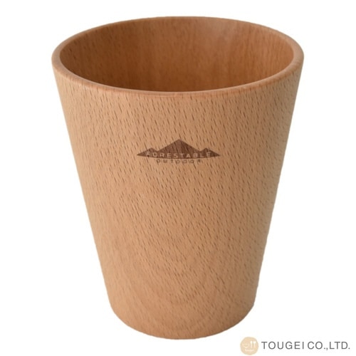 コップ 木製 アウトドア タンブラー 260ml