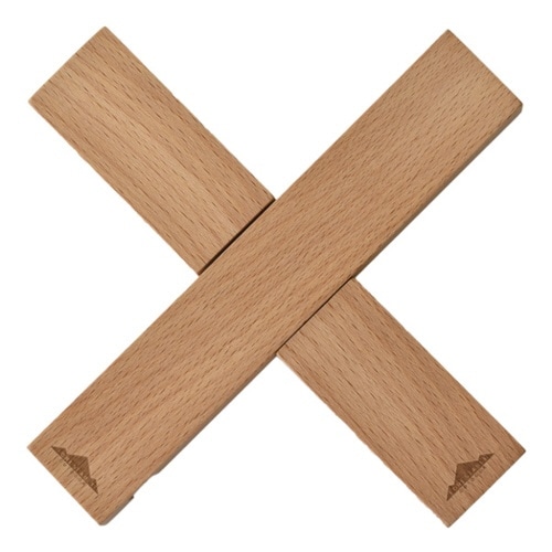 鍋敷き 木製 アウトドア ポットスタンド