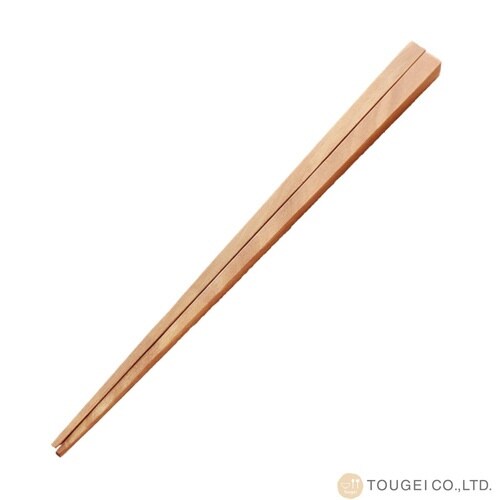 箸 24cm 四角 WOODN 男性用 木製