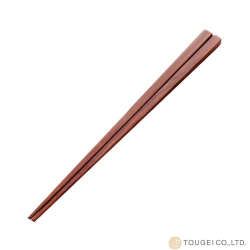 箸 22cm 四角 WOODN 女性用 木製
