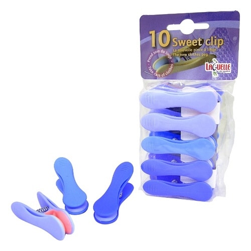 洗濯ばさみ 10個入 ラゲール ブルー