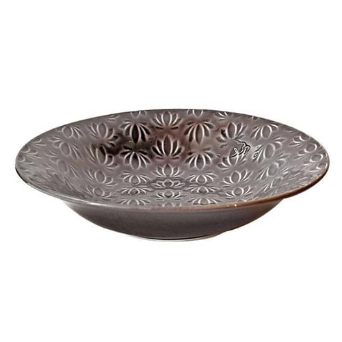 パスタ皿 22cm リアンミックス グレー