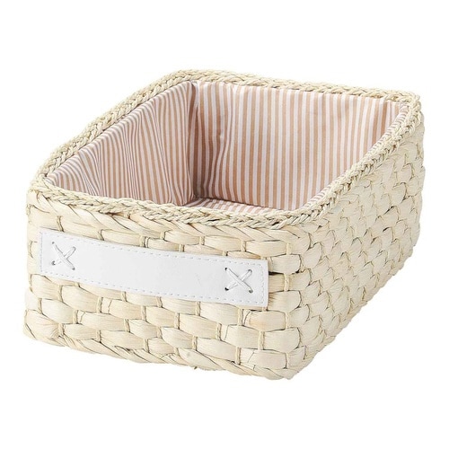 バスケット 布付きメイズバスケット ナチュラル