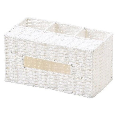 ティッシュケース 紙 収納 多機能 ホワイト