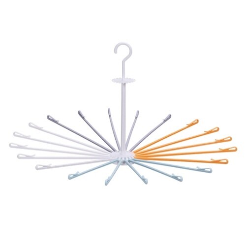 パラソルハンガ− 20本掛 洗濯ハンガー カラフル
