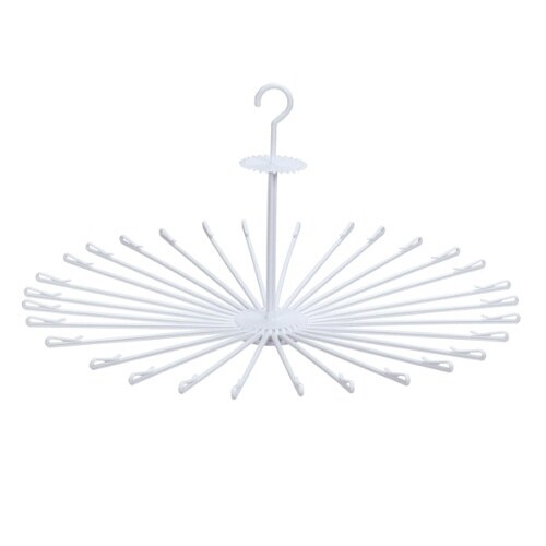 パラソルハンガ− 30本掛 洗濯ハンガー ホワイト