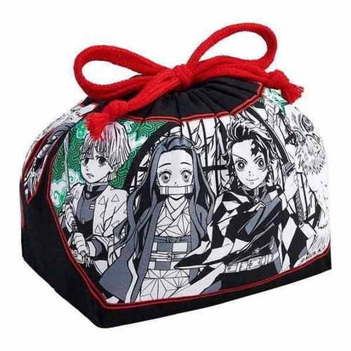 弁当袋 鬼滅の刃 巾着袋 子供 ランチバッグ