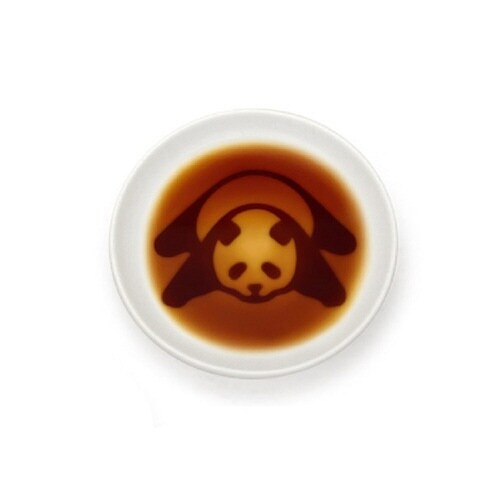 醤油皿 9cm パンダ 皿 食器 和食器 だれる