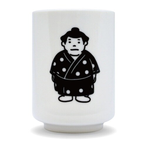 湯呑み 200ml 色変わり JAPAN 力士