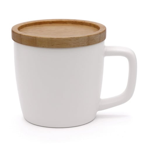 マグカップ フタ付き 280ml ホワイト