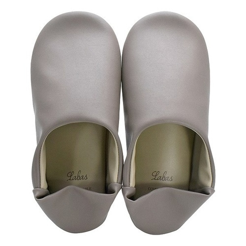 バブーシュ スリッパ 25から26.5cm グレー