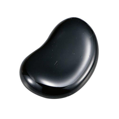 箸置き 5cm そら豆 食器 和食器 箸置 黒