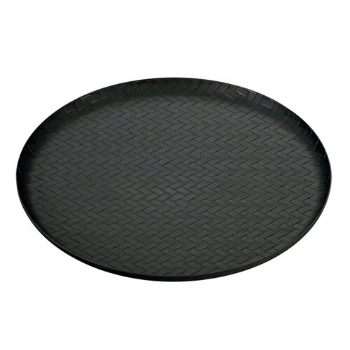 お盆 32cm 丸盆 あじろ HAKOYA トレー