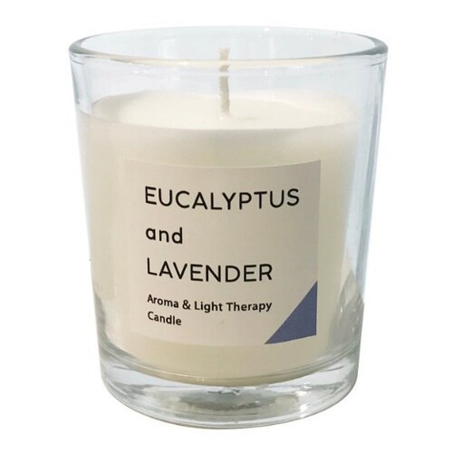 キャンドル 香る ガラス ユーカリ×ラベンダー