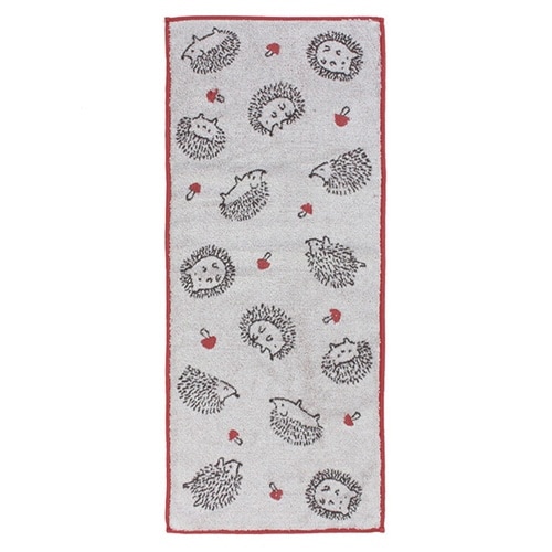 フェイスタオル 34×80cm レッド