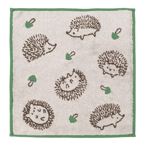 ハンドタオル 34×35cm グリーン