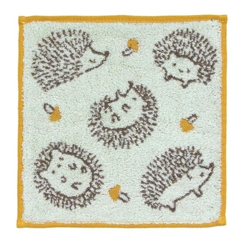 ミニタオル 25×25cm イエロー