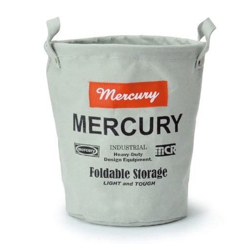 バスケット 直径24×高さ28cm S グレー