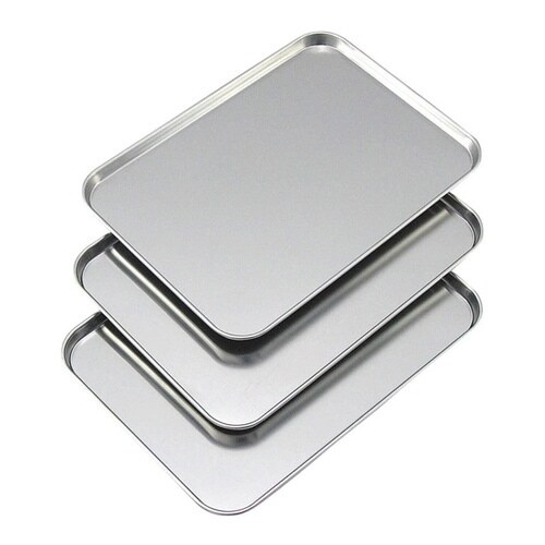 バット 3枚組 ステンレス製 下ごしらえ浅型バット