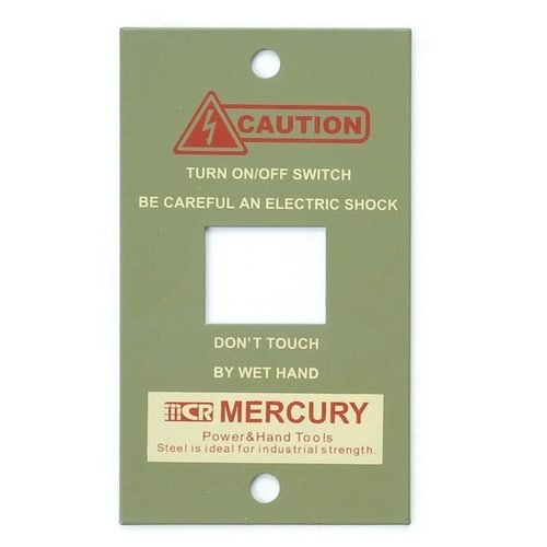 スイッチカバー 1口 1穴 カーキ