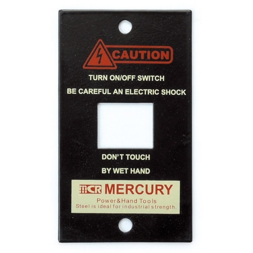 スイッチカバー 1口 1穴 ブラック