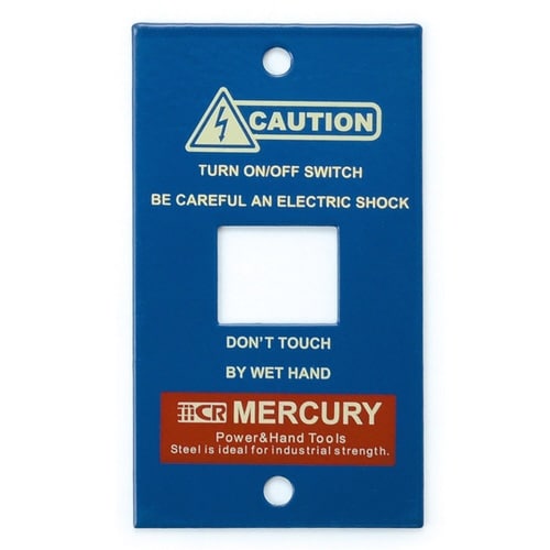 スイッチカバー 1口 1穴 ネイビー