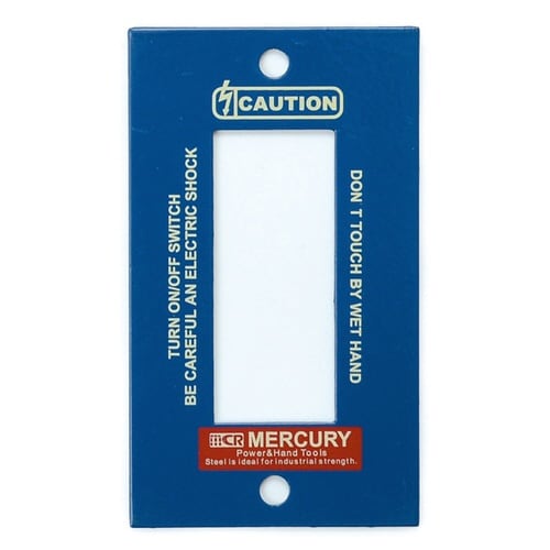 スイッチカバー 3口 3穴 ネイビー