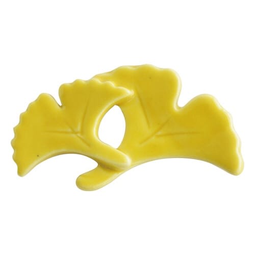 箸置き 5cm いちょう 陶器 日本製