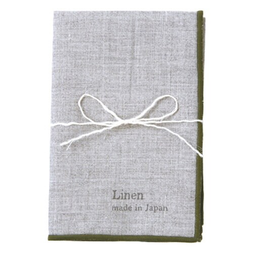 ランチョンマット 布 40cm リネン グリーン
