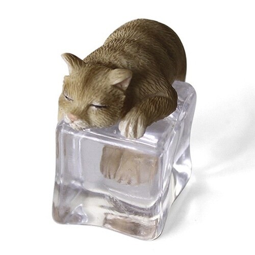 置物 猫 ネコ オブジェ ジンジャー