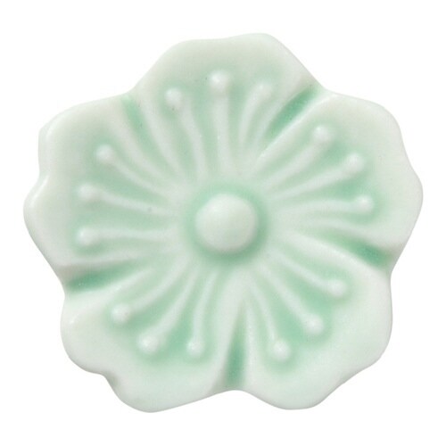 箸置き 4cm 花衣 磁器 日本製 グリーン