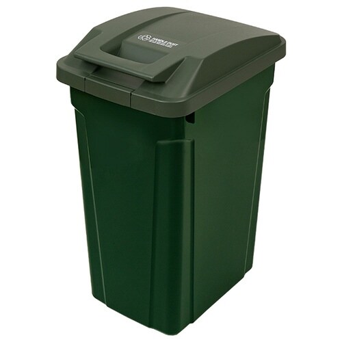 ゴミ箱 45L 屋外 ハンドルロック グリーン