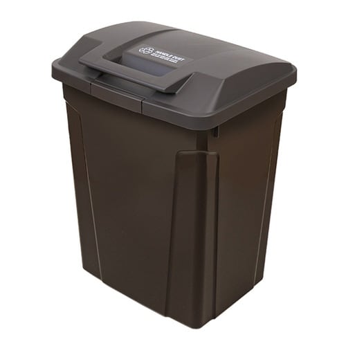 ゴミ箱 70L 屋外 分別 ふた付き ブラウン