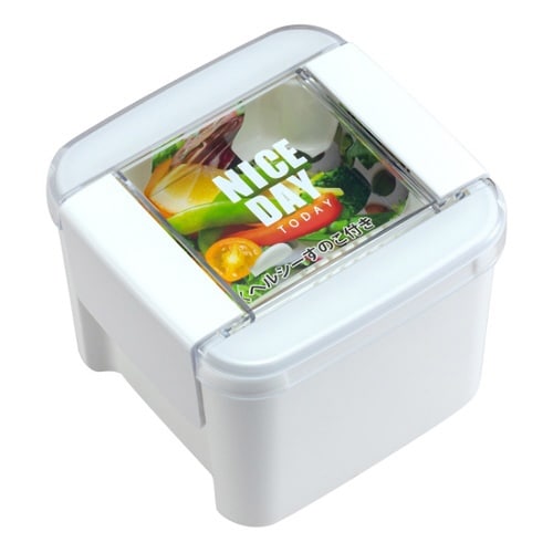 お弁当箱 2段 610ml ホワイト