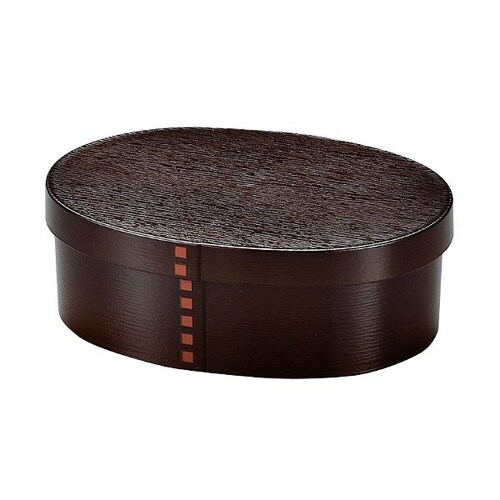 弁当箱 曲げわっぱ 500ml ダークブラウン