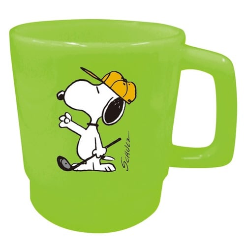マグカップ 350ml スヌーピー グリーン