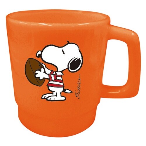 マグカップ 350ml スヌーピー オレンジ
