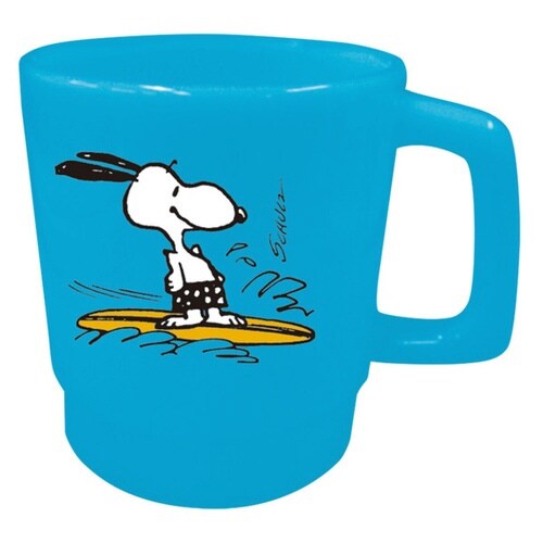 マグカップ 350ml スヌーピー ブルー