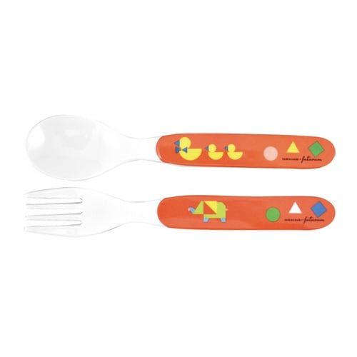 スプーン フォーク セット ベビー レッド