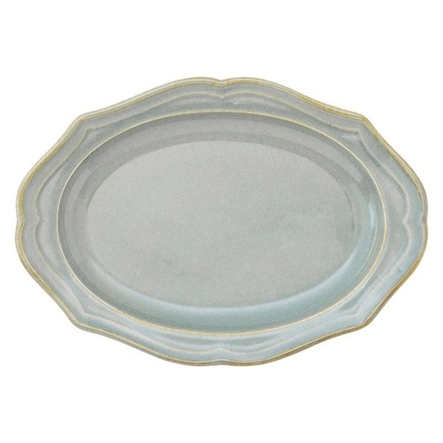 カレー&パスタ皿 26cm 深皿 グレー