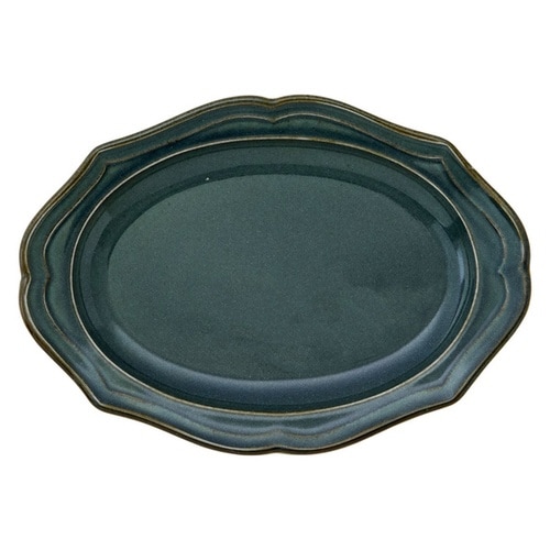 カレー&パスタ皿 26cm 深皿 ネイビー