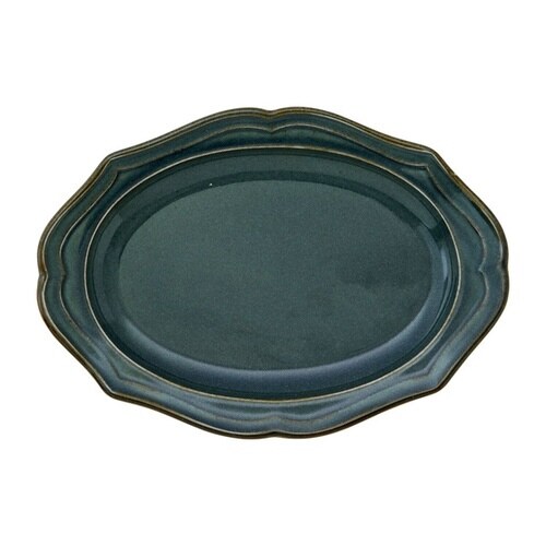 プレート 24cm 楕円皿 Vanves ネイビー