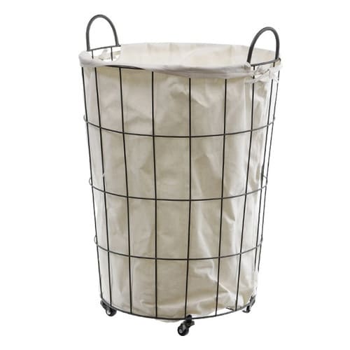 ランドリーバスケット 布付きランドリーバスケット
